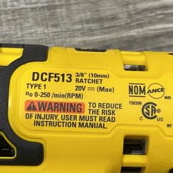 AS-IS DEWALT ATOMIC 20V MAX Cordless 3/8 in. Ratchet (Tool Only)