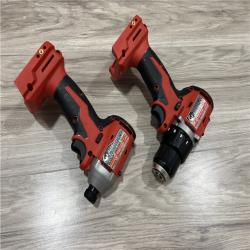 AS-IS Milwaukee M18 18V Lithium-Ion Brushless Cordless Compact Drill/Impact Combo Kit