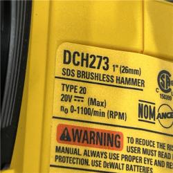 AS-IS DEWALT 20V MAX XR Cordless Brushless 1 in. SDS Plus L-Shape Rotary Hammer (Tool Only)