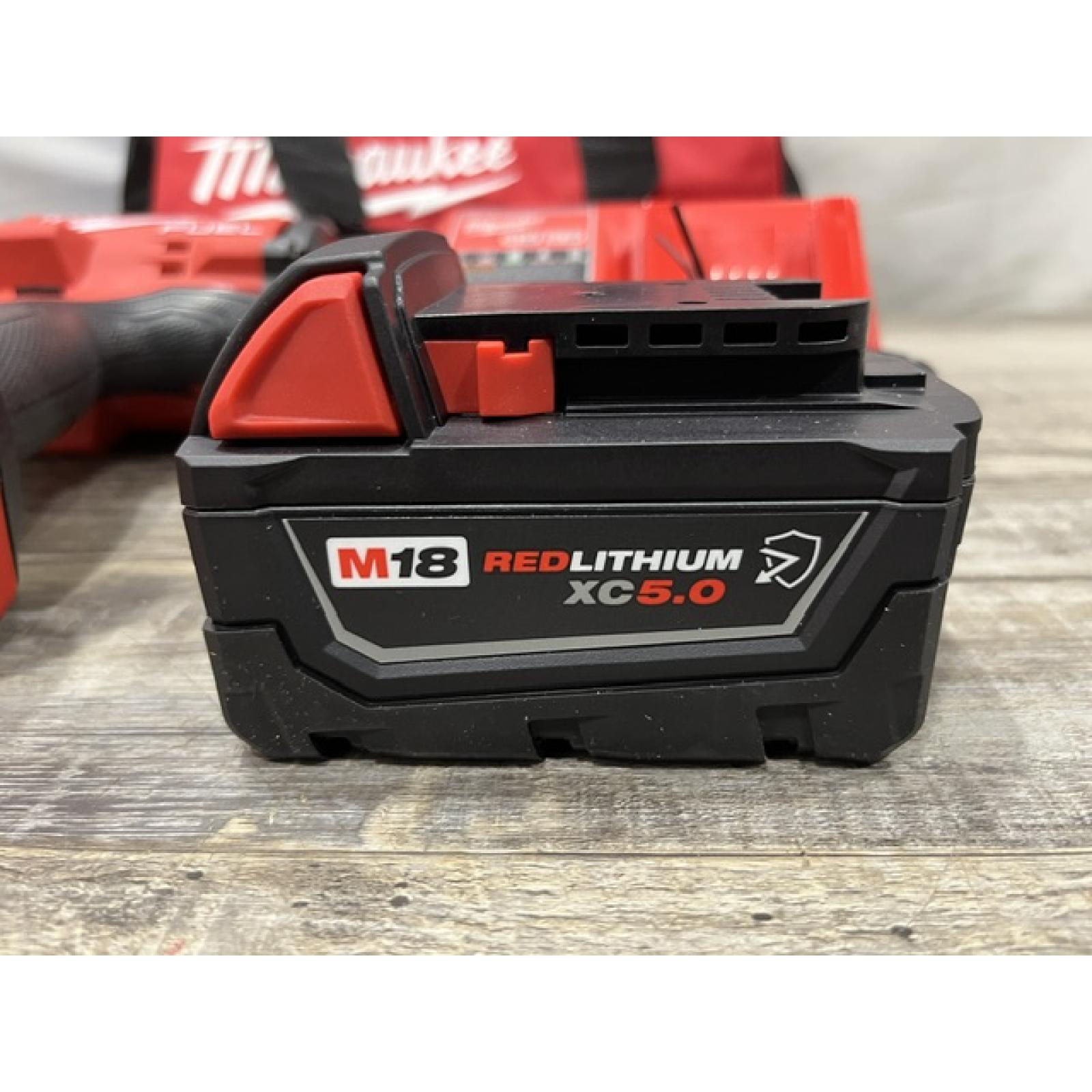 AS-IS Milwaukee FUEL 18V Lithium-Ion Brushless Cordless 1/2 in. Impact Wrench w/Friction Ring Kit