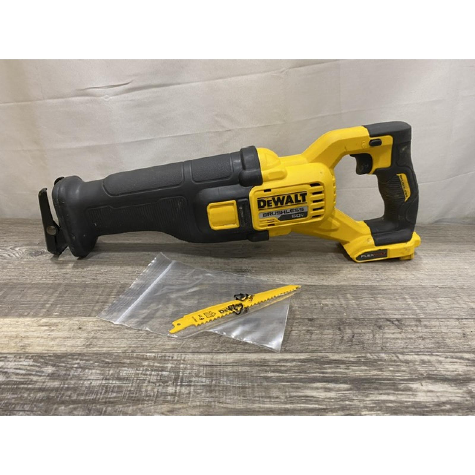 AS-IS DEWALT FLEXVOLT 60V MAX Cordless Brushless Reciprocating Saw (Tool Only)