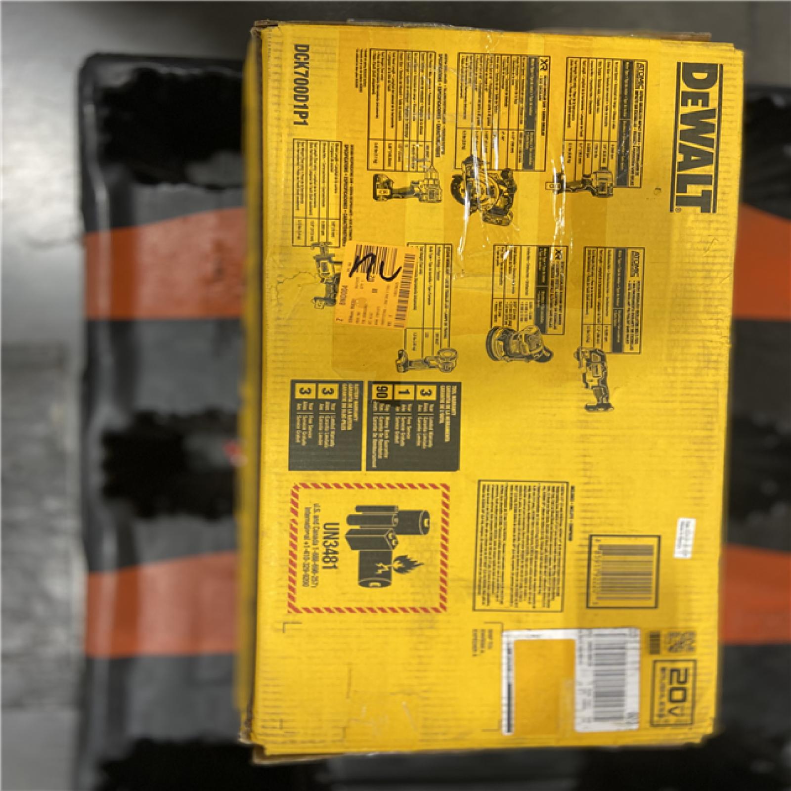 NEW! - DEWALT 20-Volt MAX Lithium-Ion Cordless 7-Tool Combo Kit with 2.0 Ah Battery, 5.0 Ah Battery and Charger