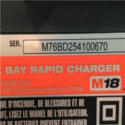 AS-IS Milwaukee 18V Lithium-Ion PACKOUT 6-Port Rapid Charger