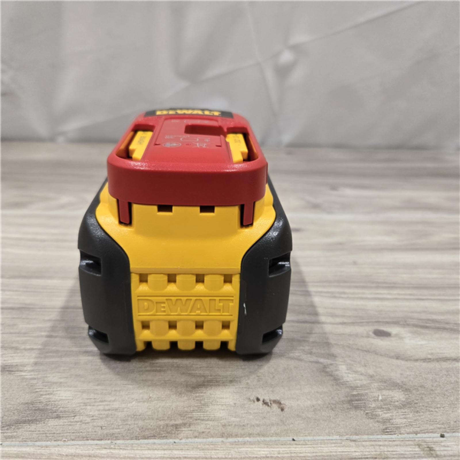 AS-IS DEWALT FLEXVOLT 20V/60V MAX Lithium-Ion 6.0Ah Battery Pack with 6 Amp Output Charger
