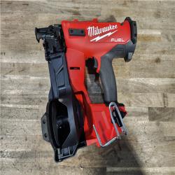 HOUSTON LOCATION - AS-IS Milwaukee M18 FUEL 18-Volt Lithium-Ion Brushless Cordless Coil Roofing Nailer (Tool Only)