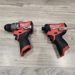 LIKE NEW! - Milwaukee 3497-22 12V Brushless Hammer Drill and Impact Driver Combo Kit