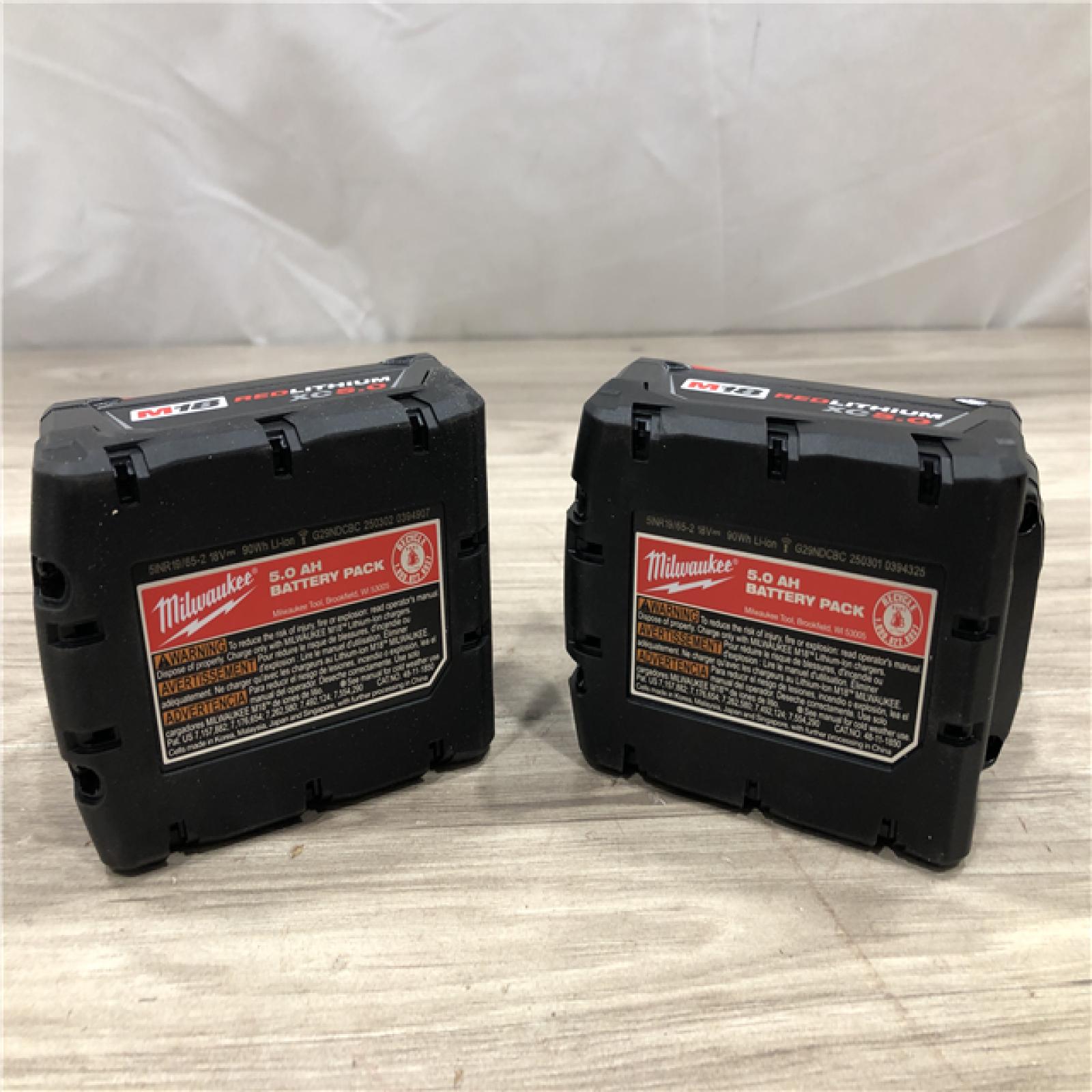 AS-IS Milwaukee 18-Volt Lithium-Ion XC Starter Kit