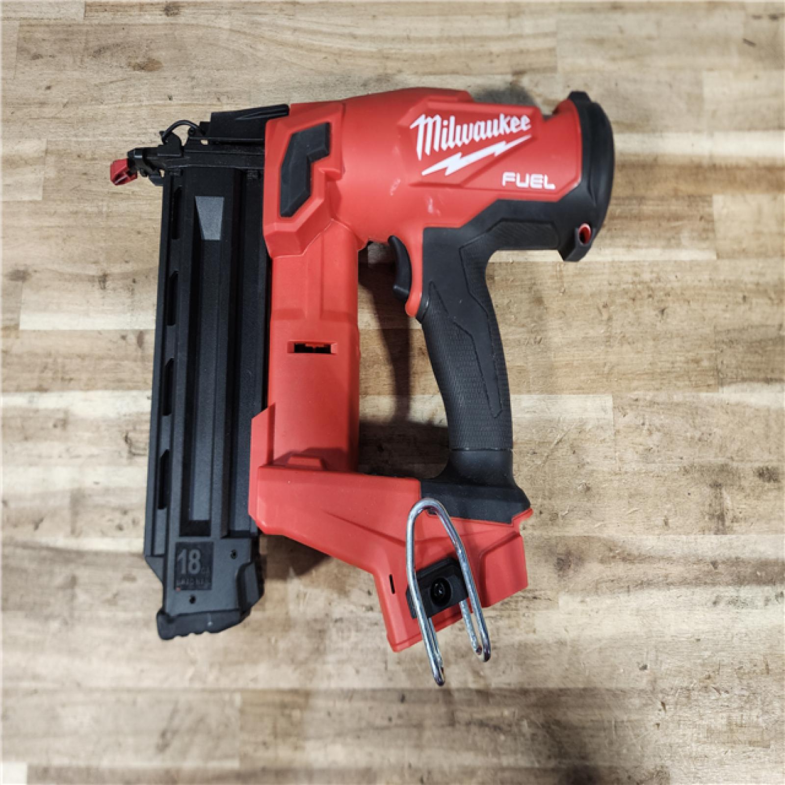 HOUSTON LOCATION - AS-IS Milwaukee  FUEL 18-Volt Lithium-Ion Brushless Cordless Gen II 18-Gauge Brad Nailer (Tool-Only)