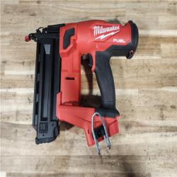 HOUSTON LOCATION - AS-IS Milwaukee  FUEL 18-Volt Lithium-Ion Brushless Cordless Gen II 18-Gauge Brad Nailer (Tool-Only)