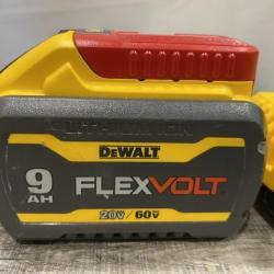AS-IS DEWALT 20V/60V MAX FLEXVOLT Lithium-Ion 9.0Ah Battery and Charger Starter Kit