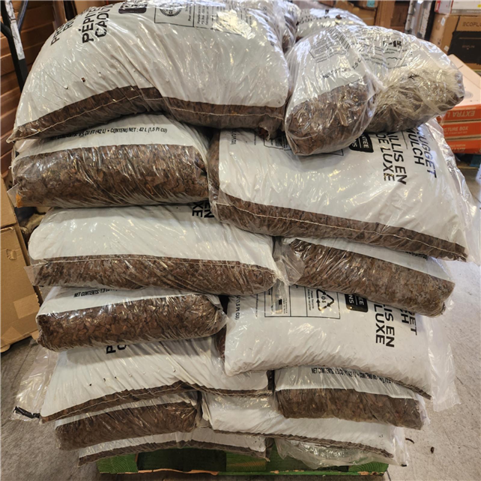 Phoenix AS-IS IMC Outdoor Loving Brown Rubber Playground and Landscape Mulch   35 Bags