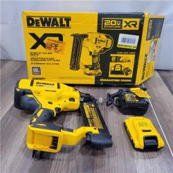 AS-IS   DEWALT 20V MAX XR 18 Gauge Brad Nailer Kit