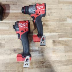 HOUSTON LOCATION - AS-IS Milwaukee FUEL 18V Lithium-Ion Brushless Cordless Hammer Drill and Impact Driver Combo Kit