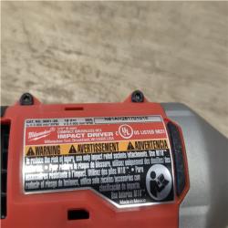 AS-IS Milwaukee 18V Lithium-Ion Compact Brushless Cordless 1/4 in. Impact Driver Kit