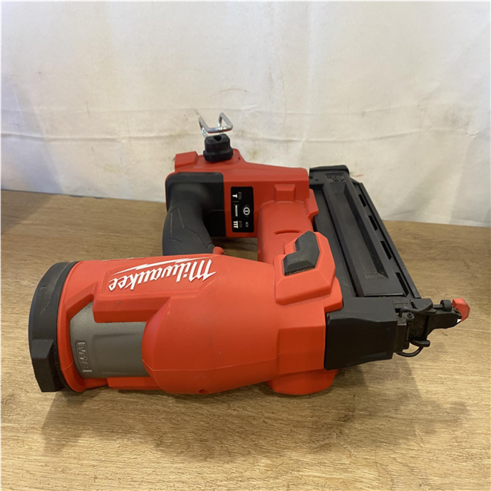 AS-IS  Milwaukee FUEL 18-Volt Lithium-Ion Brushless Cordless Gen II 18-Gauge Brad Nailer (Tool-Only)