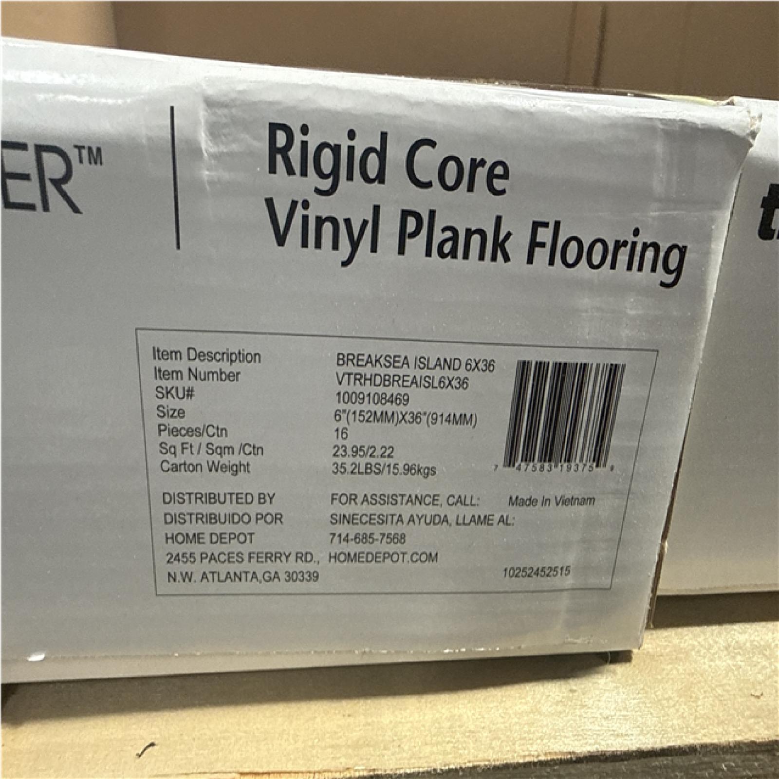 CALIFORNIA AS IS TRAFFIC MASTER VINYL PLANK FLOORING