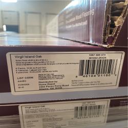 DALLAS LOCATION- AS-IS HOME DECORATORS Virgil Island Oak 12 mm T x 8 in. W Waterproof Laminate Wood Flooring (15.9 sqft/case) (40 CASES)