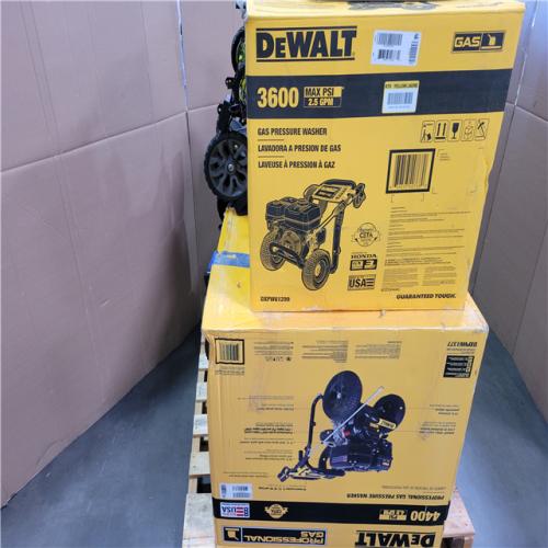 CALIFORNIA AS-IS OUTDOOR POWER EQUIPMENT