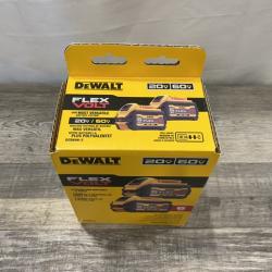 NEW - DEWALT FLEXVOLT 20V/60V MAX Lithium-Ion 6.0Ah Battery Pack (2 Pack)