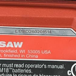 AS-IS Milwaukee FUEL 18V Lithium-Ion Brushless Cordless Compact Bandsaw (Tool-Only)