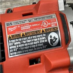 AS-IS Milwaukee 18-Volt Lithium-Ion Brushless Cordless Compact Hammer Drill/Impact Combo Kit