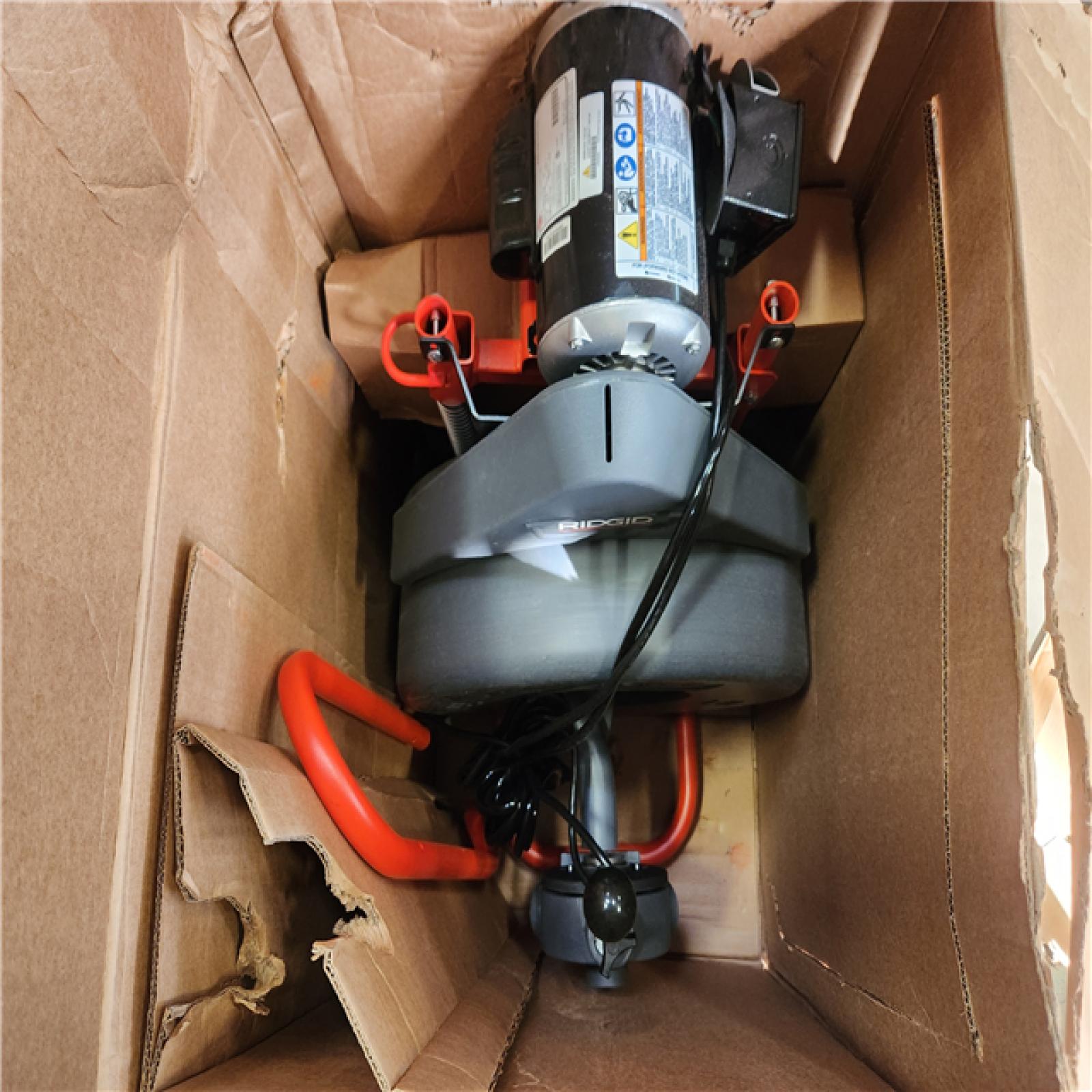 Phoenix RIDGID K-750 Drain Cleaning Snake Auger Drum Machine with Autofeed and 3/4 in. Pigtail