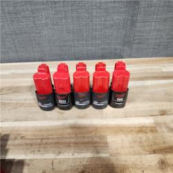 HOUSTON LOCATION - AS-IS HOUSTON LOCATION - AS-IS MILWAUKEE BATTERY PACK QTY - 10