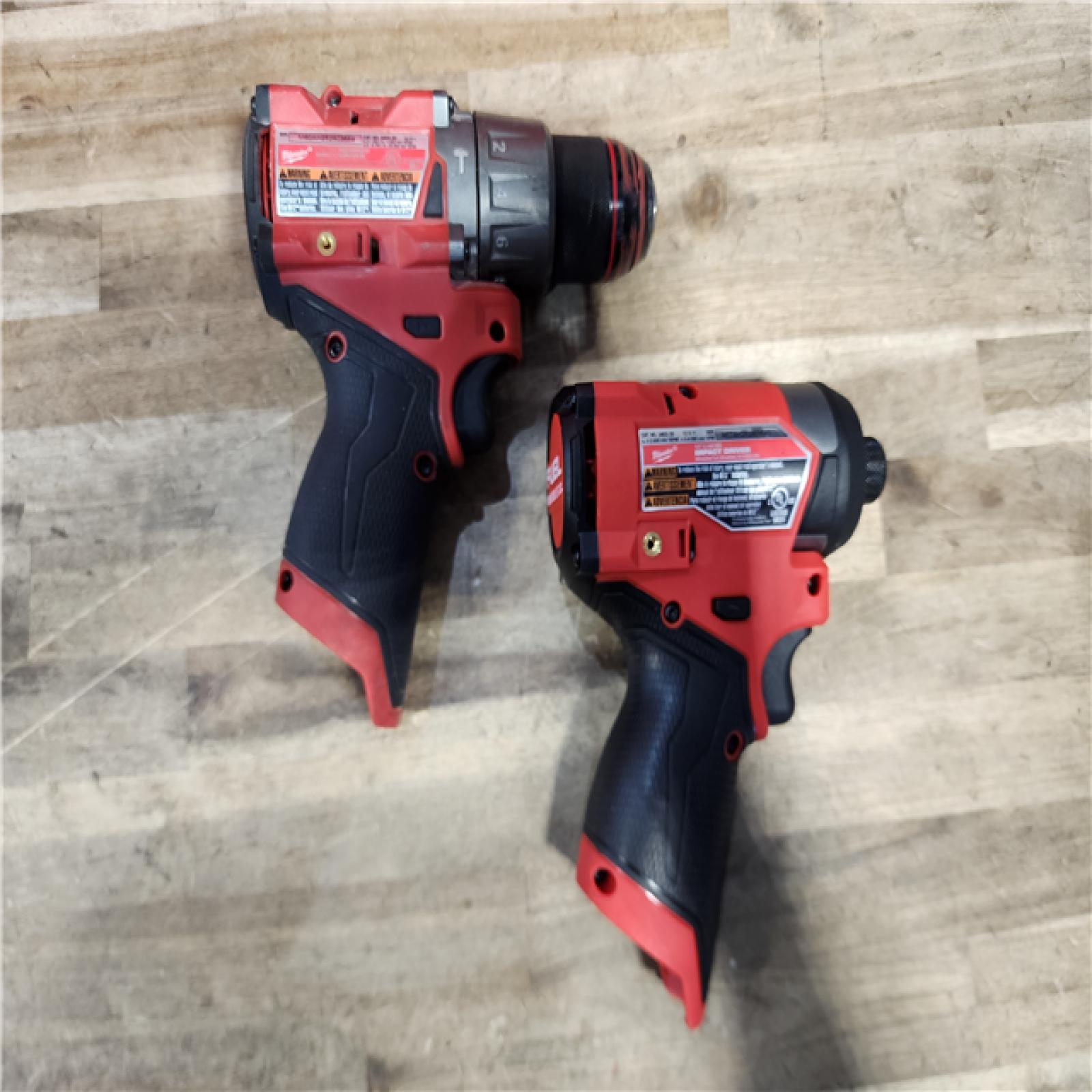 HOUSTON LOCATION - AS-IS Milwaukee 3497-22 12V Brushless Hammer Drill and Impact Driver Combo Kit