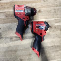 HOUSTON LOCATION - AS-IS Milwaukee 3497-22 12V Brushless Hammer Drill and Impact Driver Combo Kit