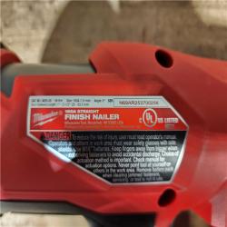 HOUSTON LOCATION - AS - IS Milwaukee FUEL 18-Volt Lithium-Ion Brushless Cordless Gen ll 16-Gauge Straight Finish Nailer (Tool Only)