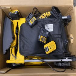 As-Is- DEWALT20V MAX 21 in. Brushless Cordless Battery Powered Self Propelled Lawn Mower Kit with (2) 10 Ah Batteries & Chargers