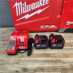 HOUSTON LOCATION - AS-IS (APPEARS LIKE NEW) MILWAUKEE FUEL 18V Lithium-Ion Brushless Cordless Hammer Drill and Impact Driver Combo Kit (2-Tool) with 2 Batteries