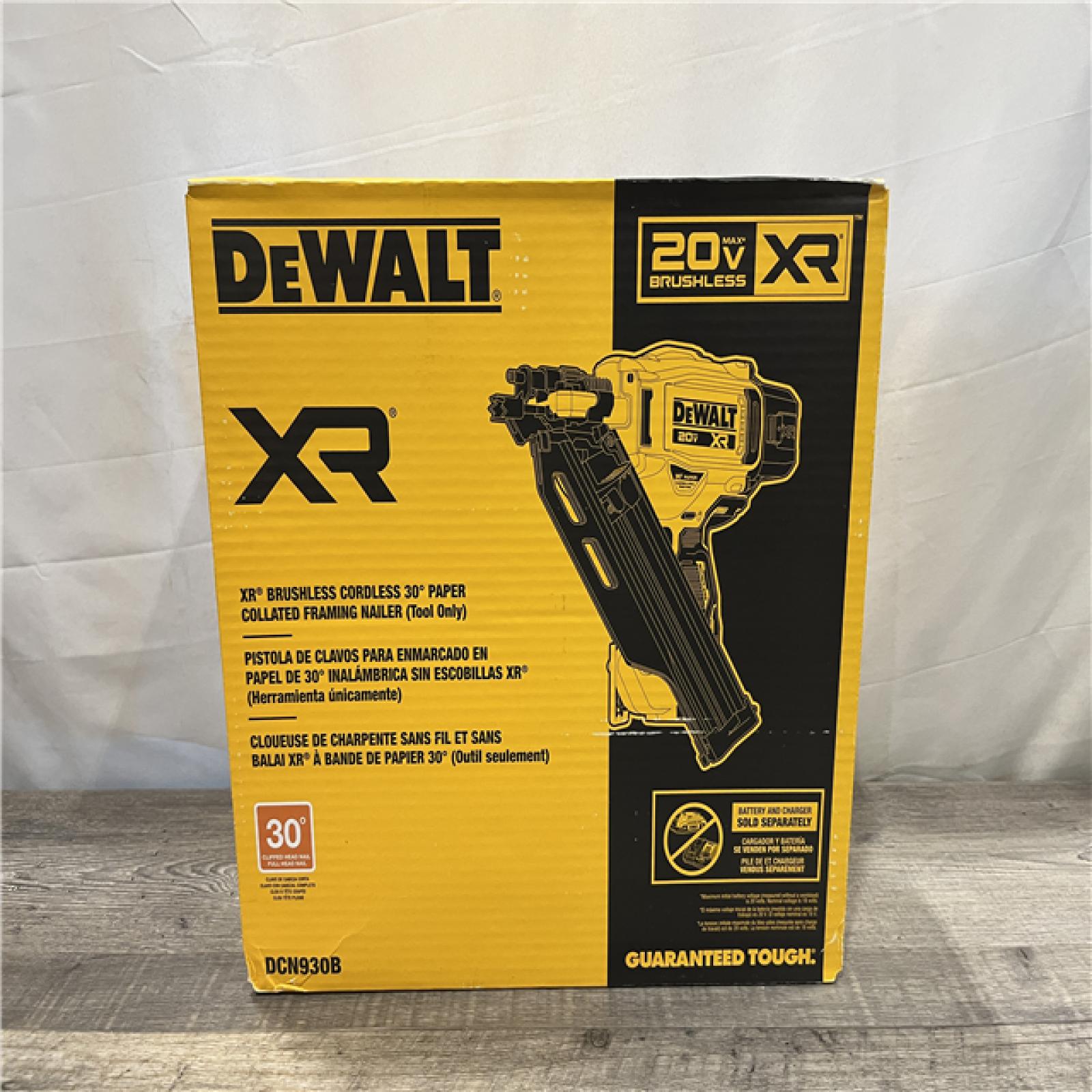 NEW - DEWALT 20-Volt 30° Cordless Framing Nailer (Tool-Only)