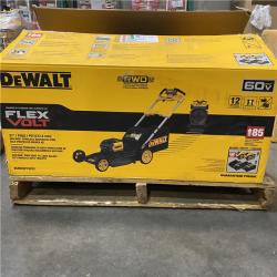 As-Is- FLEXVOLT 2x60V MAX 21 in. Cordless Battery Powered Self Propelled Lawn Mower Kit with  12.0 Ah Batteries and Chargers