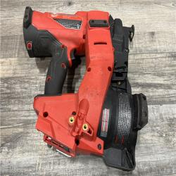 AS-IS Milwaukee FUEL 18-Volt Lithium-Ion Brushless Cordless Coil Roofing Nailer (Tool Only)