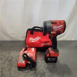 AS-IS- Milwaukee FUEL 18V Lithium-Ion Brushless Cordless 1/2 in. Impact Wrench w/Friction Ring Kit