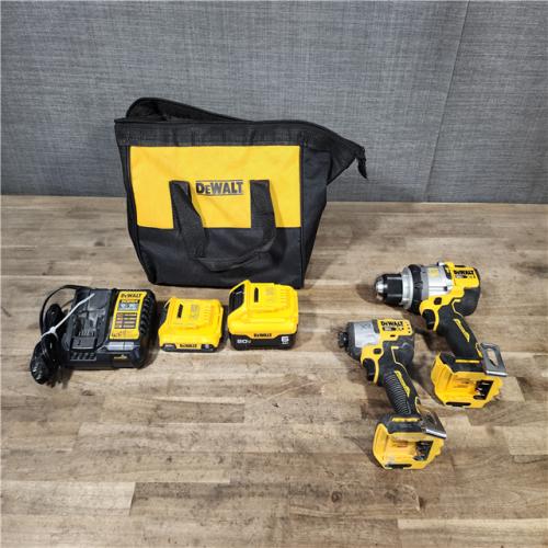 HOUSTON LOCATION - AS-IS DEWALT 2 TOOL COMBO KIT W/ (2) BATTERY & CHARGER