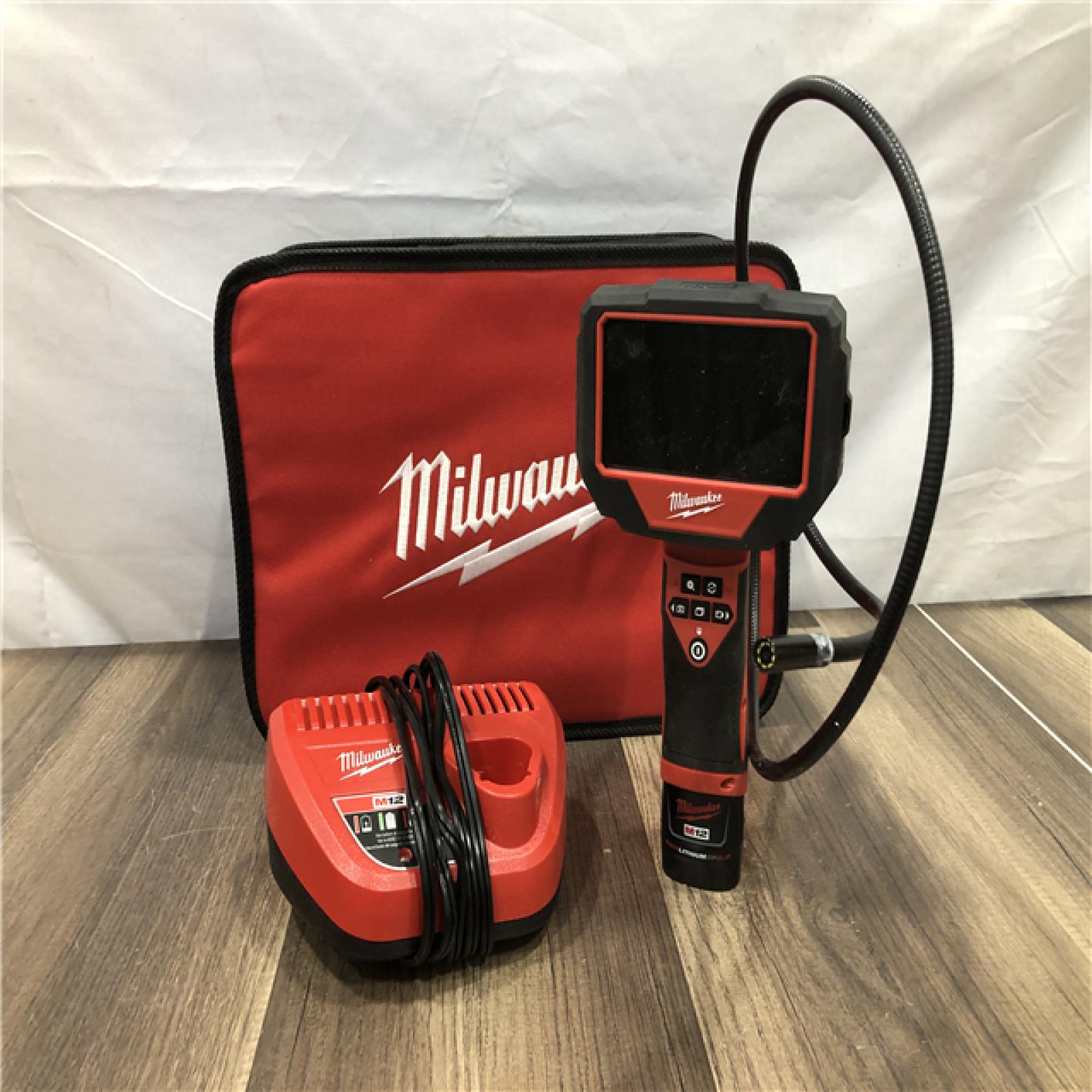 AS-IS Milwaukee 12V Lithium-Ion Cordless M-SPECTOR 360-Degree 4 ft. Inspection Camera Kit