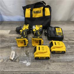 AS-IS DEWALT ATOMIC 20-Volt MAX Lithium-Ion Cordless Combo Kit