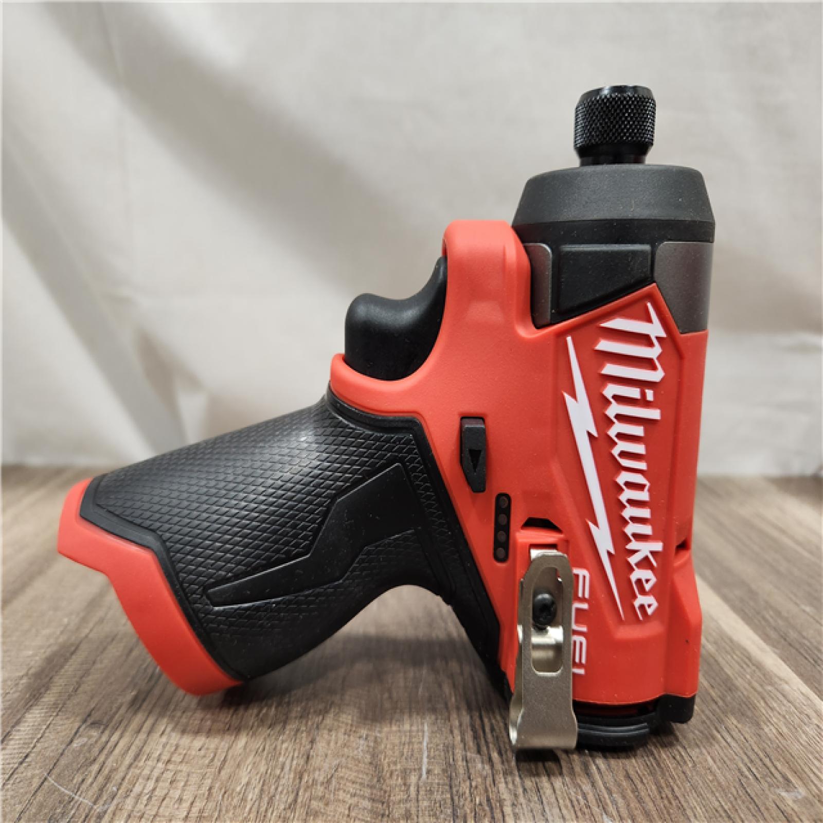 AS-IS- Milwaukee M12 FUEL 12 V 1/4 in. Cordless Brushless Impact Driver (TOOL ONLY)