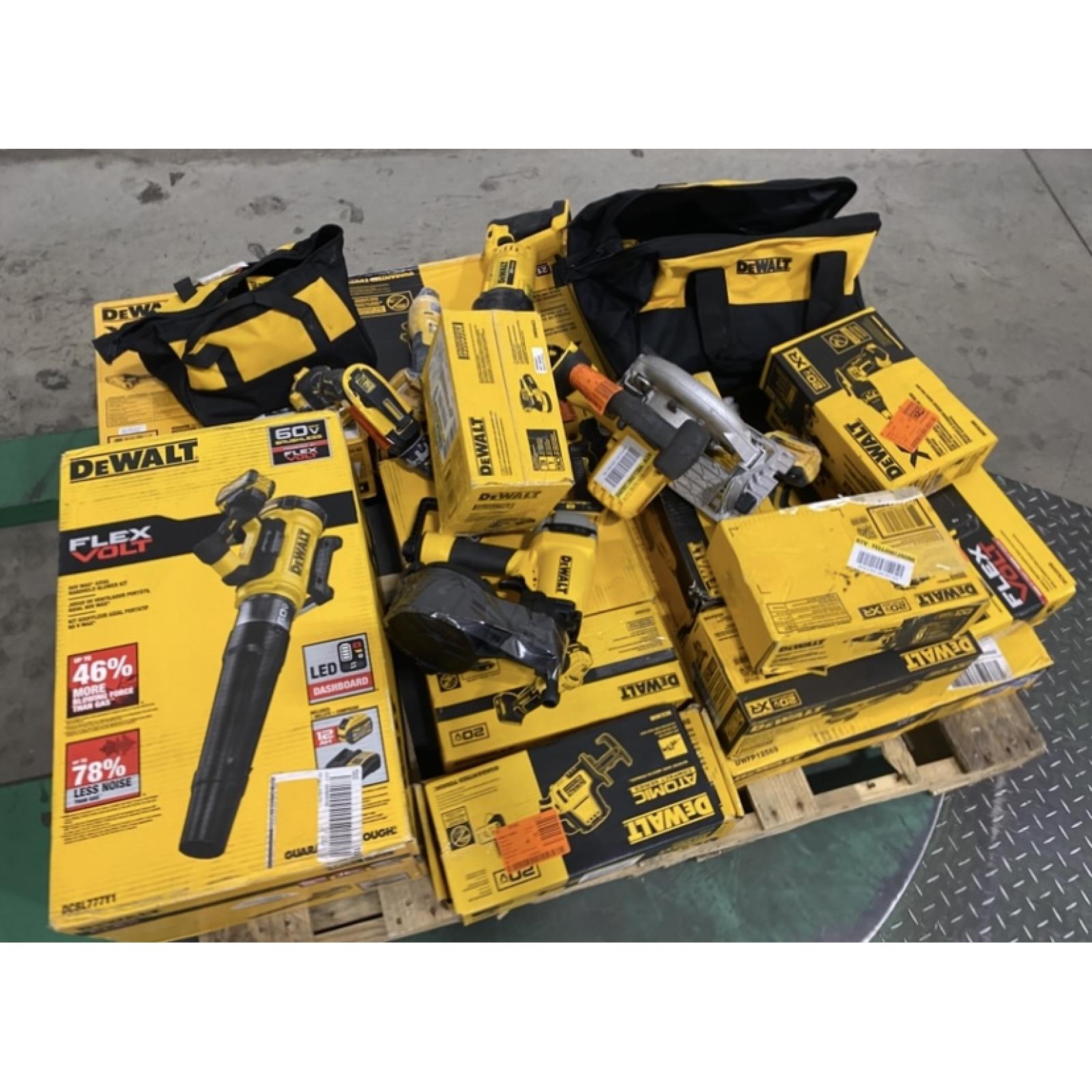 Dallas Location - As-Is DEWALT Tool Pallet