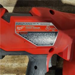 HOUSTON LOCATION - AS-IS MILWAUKEE 16 GAUGE STRAIGHT FINISH NAILER (TOOL ONLY)