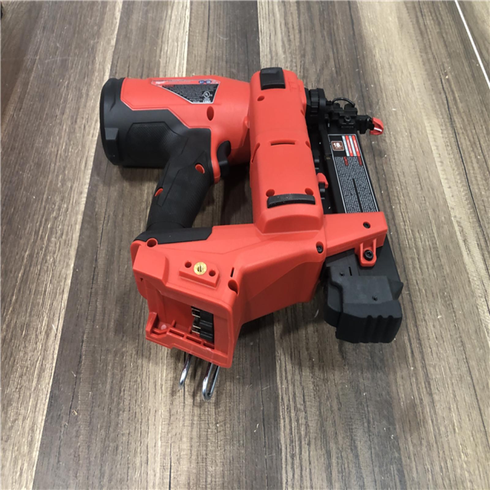AS-IS Milwaukee FUEL 18-Volt Lithium-Ion Brushless Cordless Gen II 18-Gauge Brad Nailer (Tool-Only)