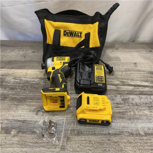 AS-IS DEWALT Atomic 20V Max Lithium-Ion Brushless Cordless Compact 1/4 in. Impact Driver Kit