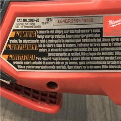 AS-IS Milwaukee FUEL 18V Lithium-Ion Brushless Cordless 4-1/2 in./5 in. Grinder w/Paddle Switch (Tool-Only)