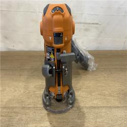 AS-IS RIDGID 5.5 Amp Corded Compact Fixed-Base Router