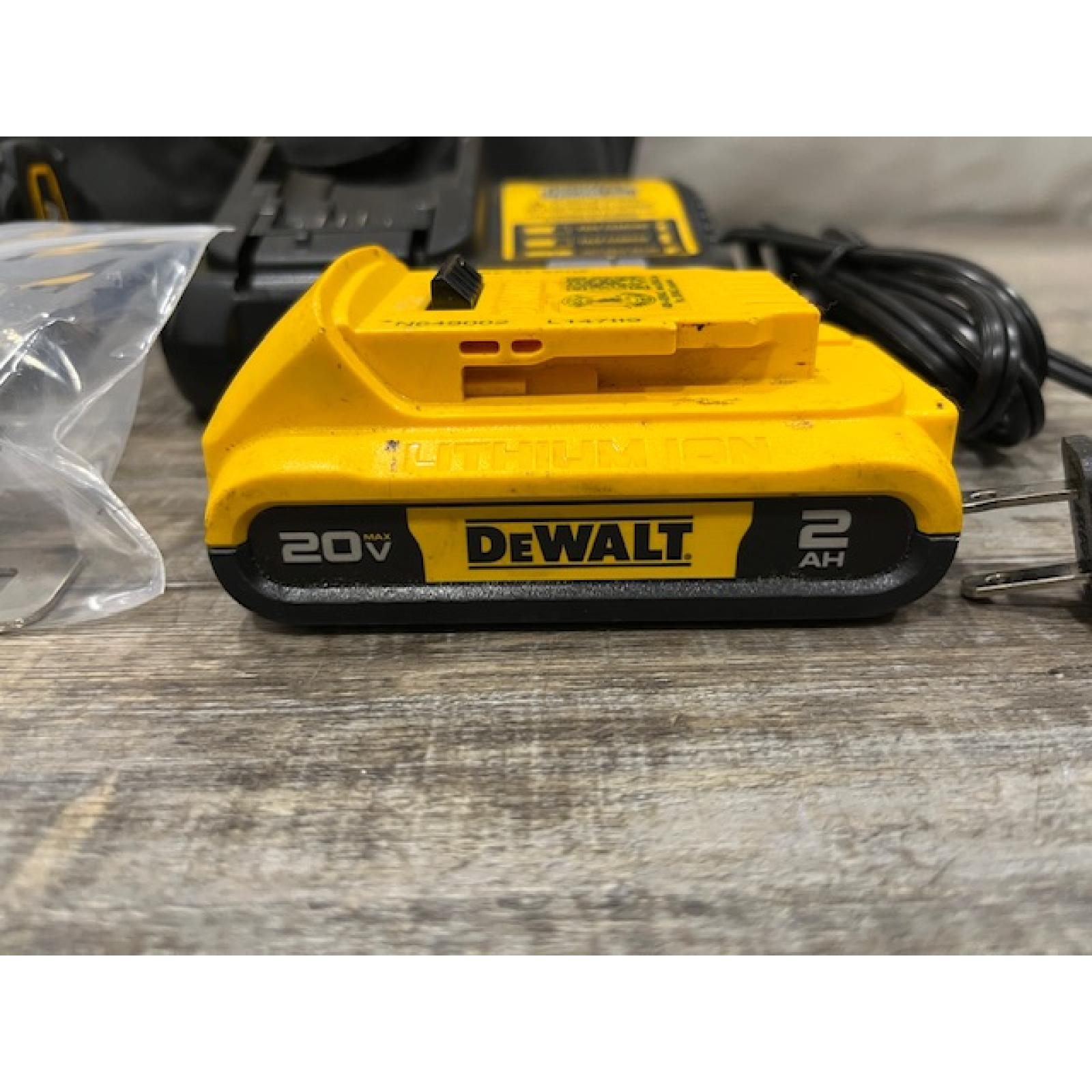 AS-IS DEWALT Atomic 20V Lithium-Ion Cordless Compact 1/2 in. Drill/Driver Kit