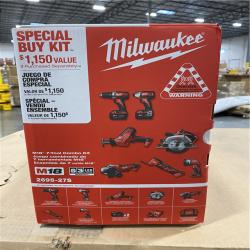 NEW! - Milwaukee 18-Volt Lithium-Ion Combo Tool Kit Cordless Variable Speed LED Light