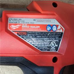 HOUSTON LOCATION - AS-IS Milwaukee FUEL 18-Volt Lithium-Ion Brushless Cordless Gen II 18-Gauge Brad Nailer (Tool-Only)