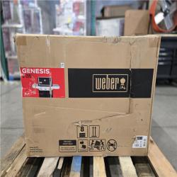 DALLAS LOCATION- WEBER Genesis E-315 3-Burner Liquid Propane Gas Grill in Black with Cast-Iron Grates